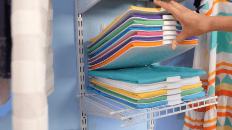 ThreadStax organizes clothes with magnets
