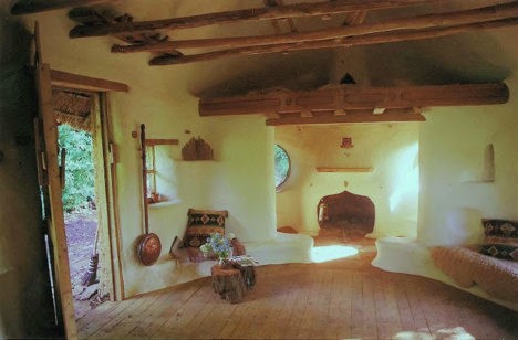Interior of the Cob House