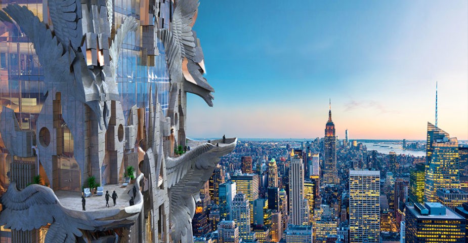 The so-called Khaleesi skyscraper, proposed for NYC