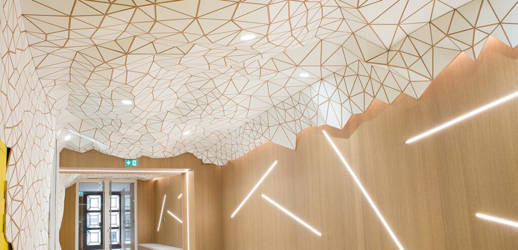 wood-skin ceiling