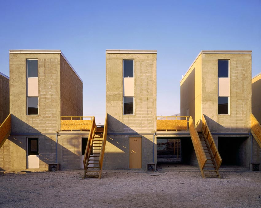 Social housing in Chile by Architect Alejandro Aravena 