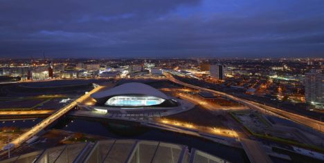 The London Aquatic Centre by Zaha Hadid Architects