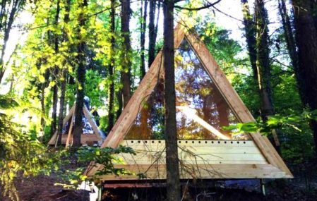 Glamping in style: Lushna Villa Air tent / cabin / hut