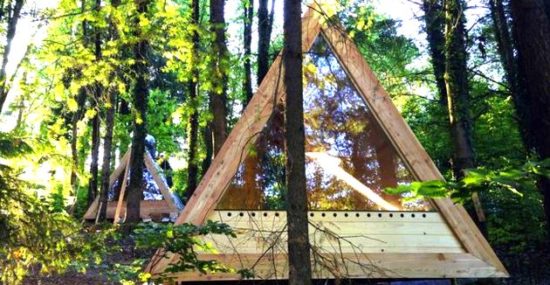 Glamping in style: Lushna Villa Air tent / cabin / hut