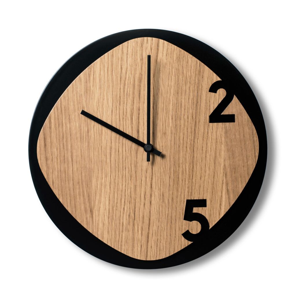 Wooden Wall Clock handmade in Italy