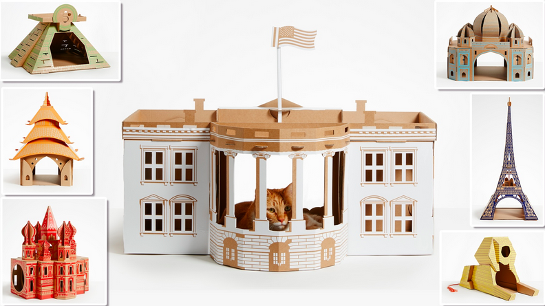 Cat Landmarks: cat boxes from Poopy Cats