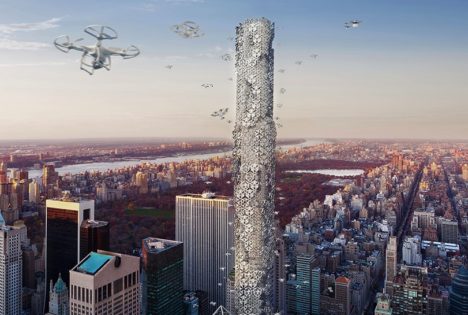 The Hive drone skyscraper: winner of the eVolo 2016 Skyscraper Competition