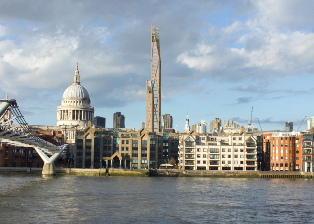 Wooden Skyscraper London Designs Ideas on Dornob