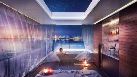 Luxe living in Dubai in floating villas