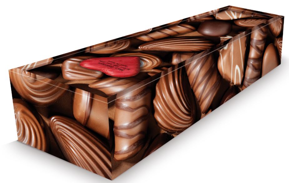 Chocolate coffin