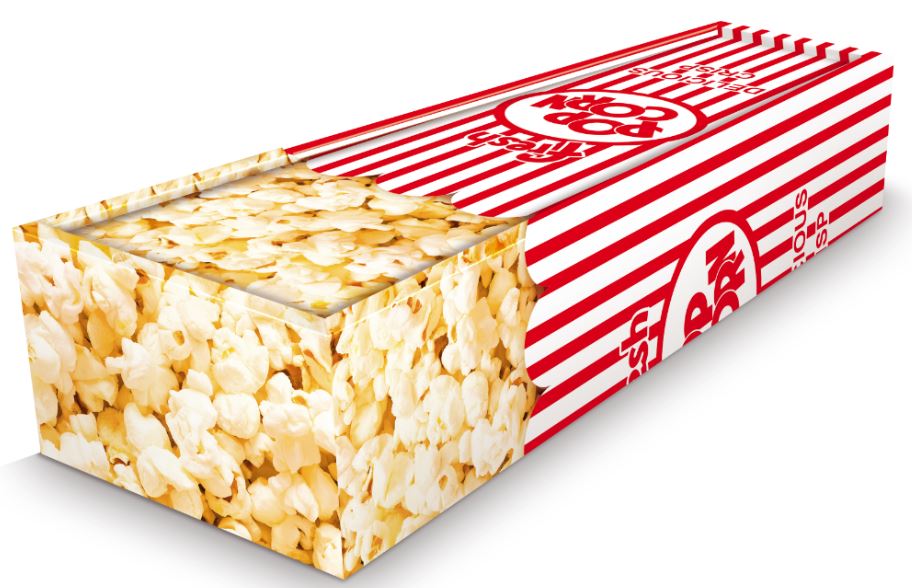 Popcorn coffin