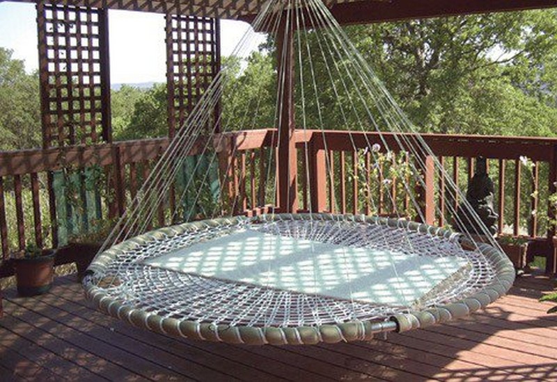 Dream Bed Hammocks Meet Round, Outdoor Hammock Bed With Stand
