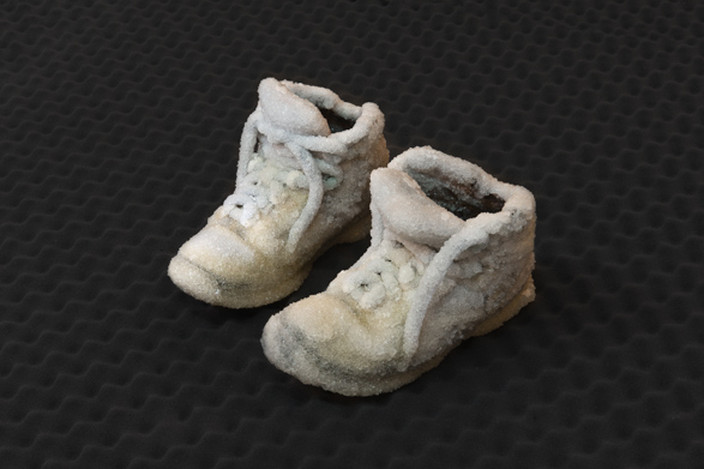 Sigalit Landau's Dead Sea 'salt shoes'