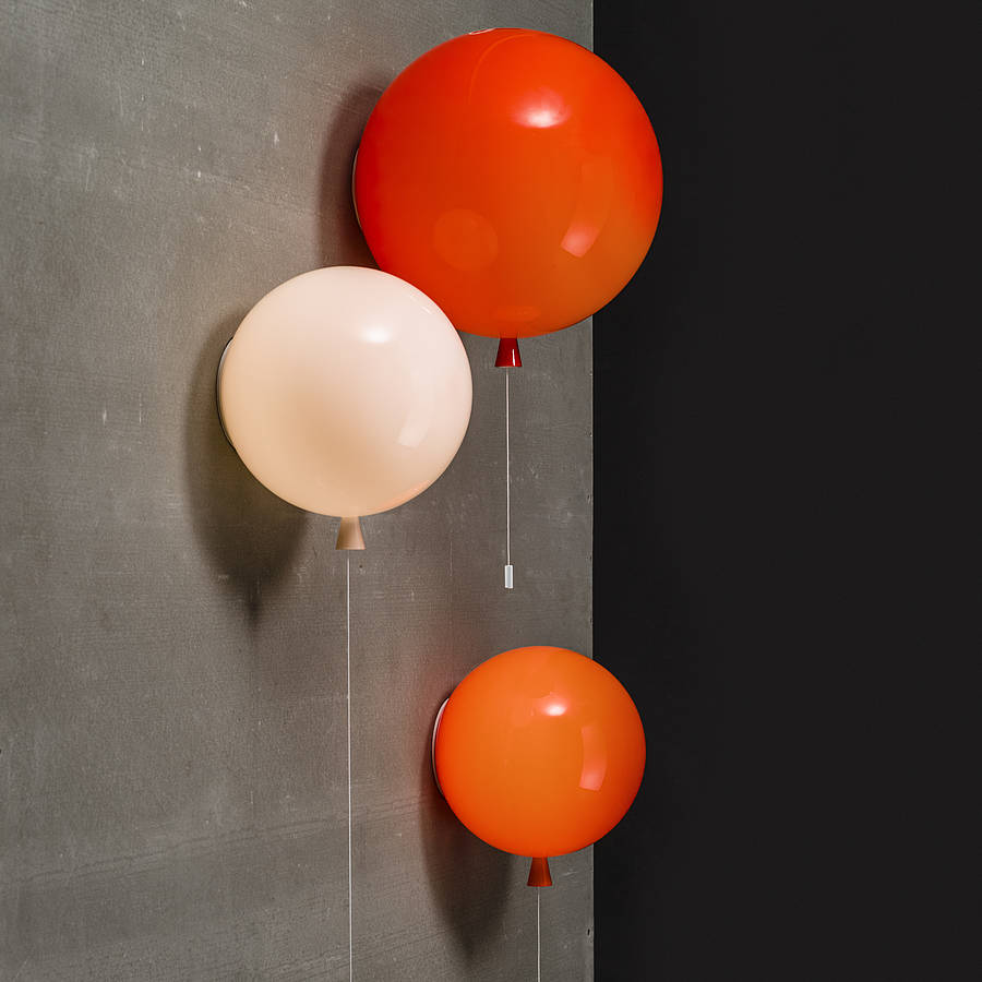 memry balloon wall lights