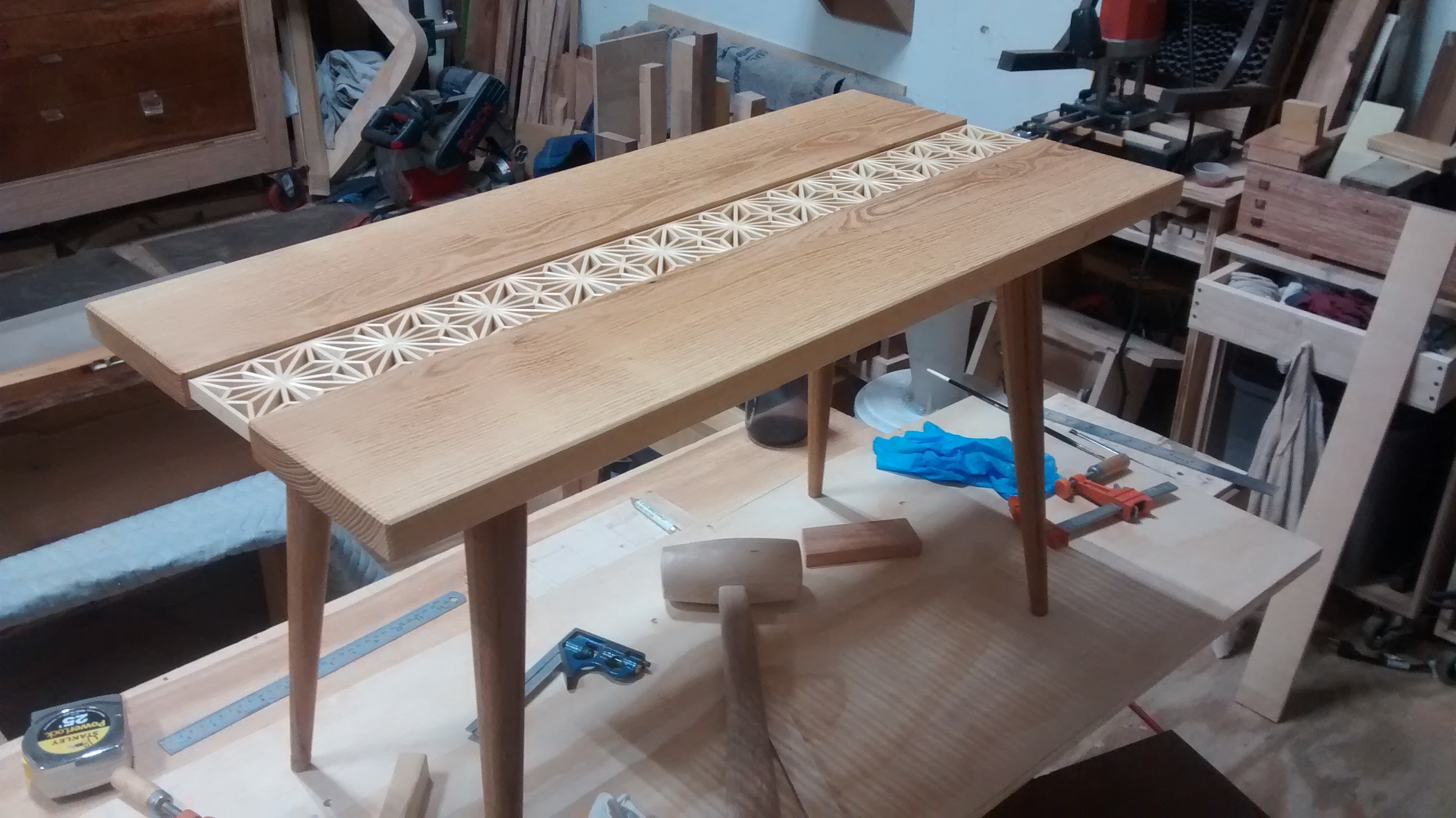 Big Sand Woodworking Kumiko coffee table