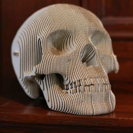 Halloween The Vince Cardboard Skull Model