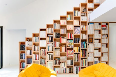 bookshelf house