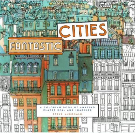 coloring book cities