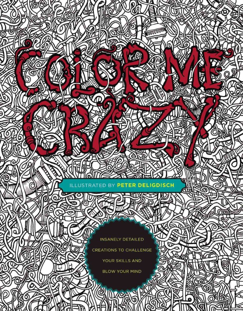 crazy coloring book pages for adults