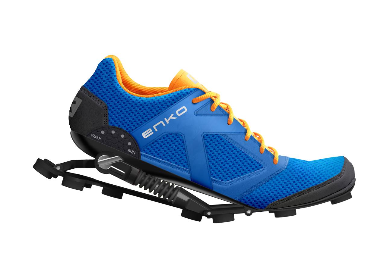 enko energy-saving running shoes custom design in blue