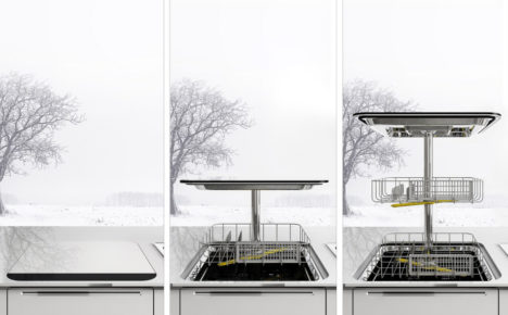vertical dishwasher