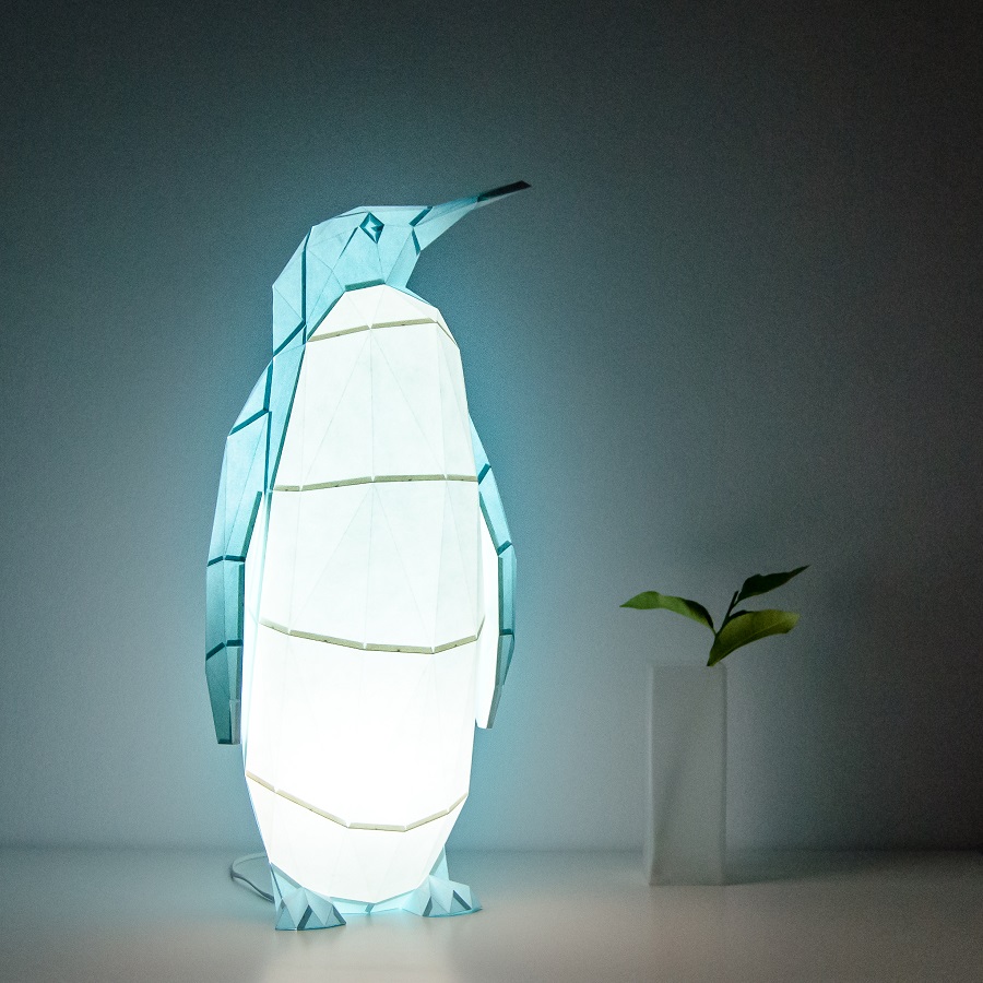 emperor penguin paperlamp