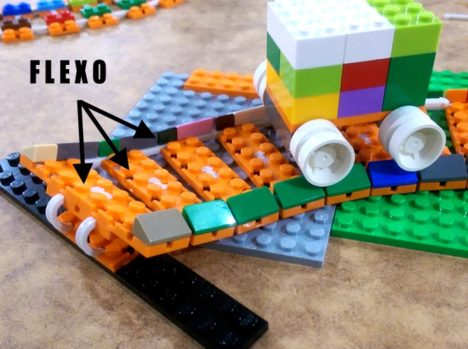 flexo and lego train tracks