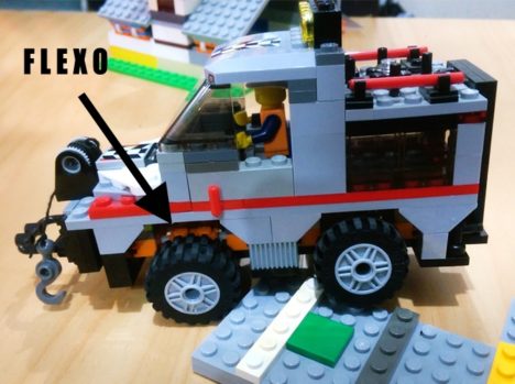 flexo and lego truck