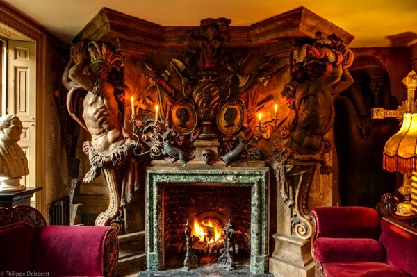 classic fireplace