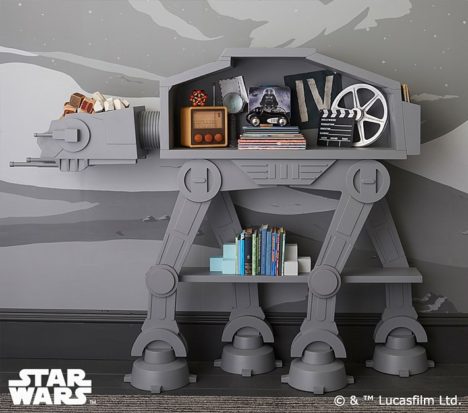 custom bookcase star wars