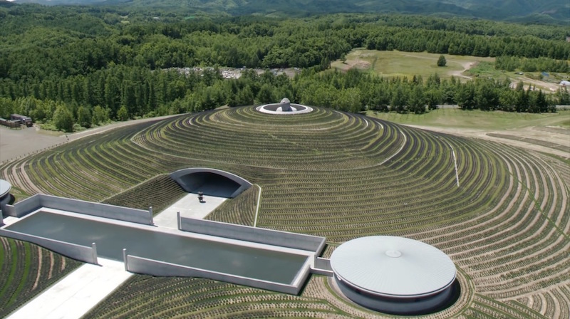 Hill of the Buddha - Tadao Ando - from above