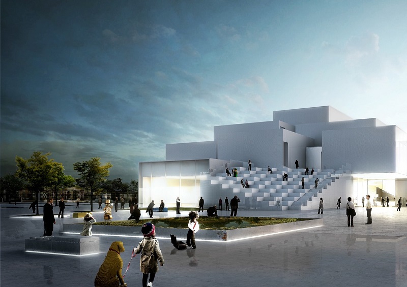 LEGO House - BIG - rendering from front