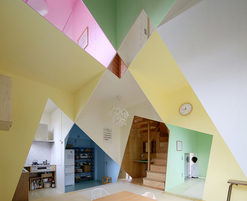 Ana House - Kochi Architect’s Studio - creative wall geometry