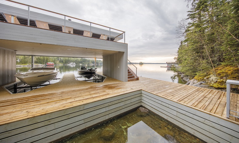 Manitoba Boathouse - Cibinel Architecture - storage area