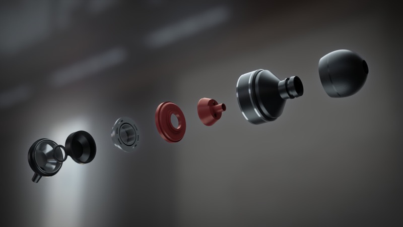 360 Earbuds components