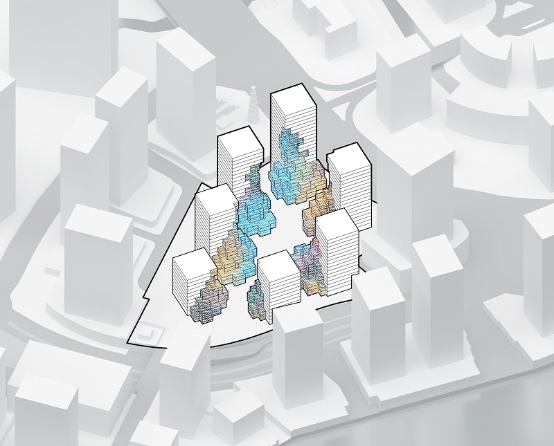 Pixel - BIG + MVRDV + Dewan Architects - diagram