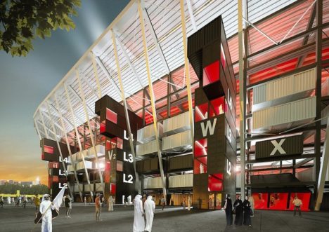 Ras Abu Aboud Stadium - Fenwick Iribarren Architects