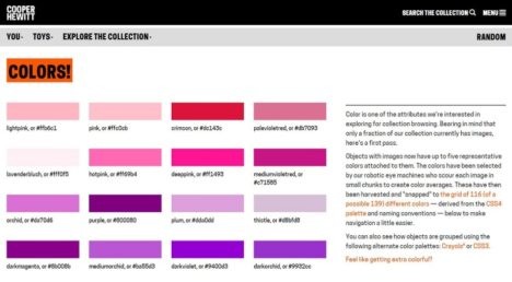 Search by Color - Cooper Hewitt Online Collection