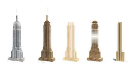 Wooden Empire State Building
