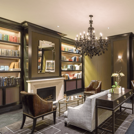 Reading Room in the Rittenhouse Hotel's Library Bar