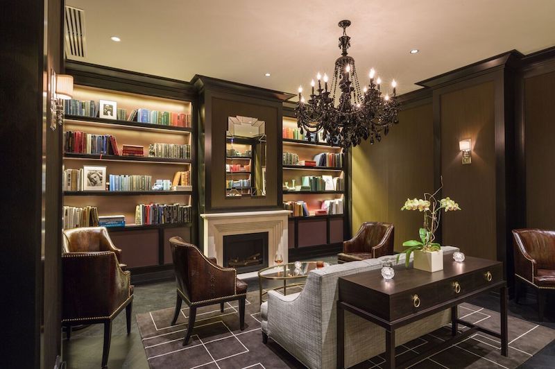 Reading Room in the Rittenhouse Hotel's Library Bar 