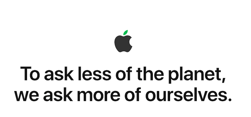 Apple's Sustainability Committment