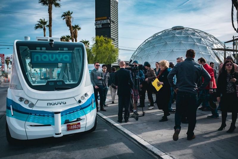 Driverless Electric Bus 