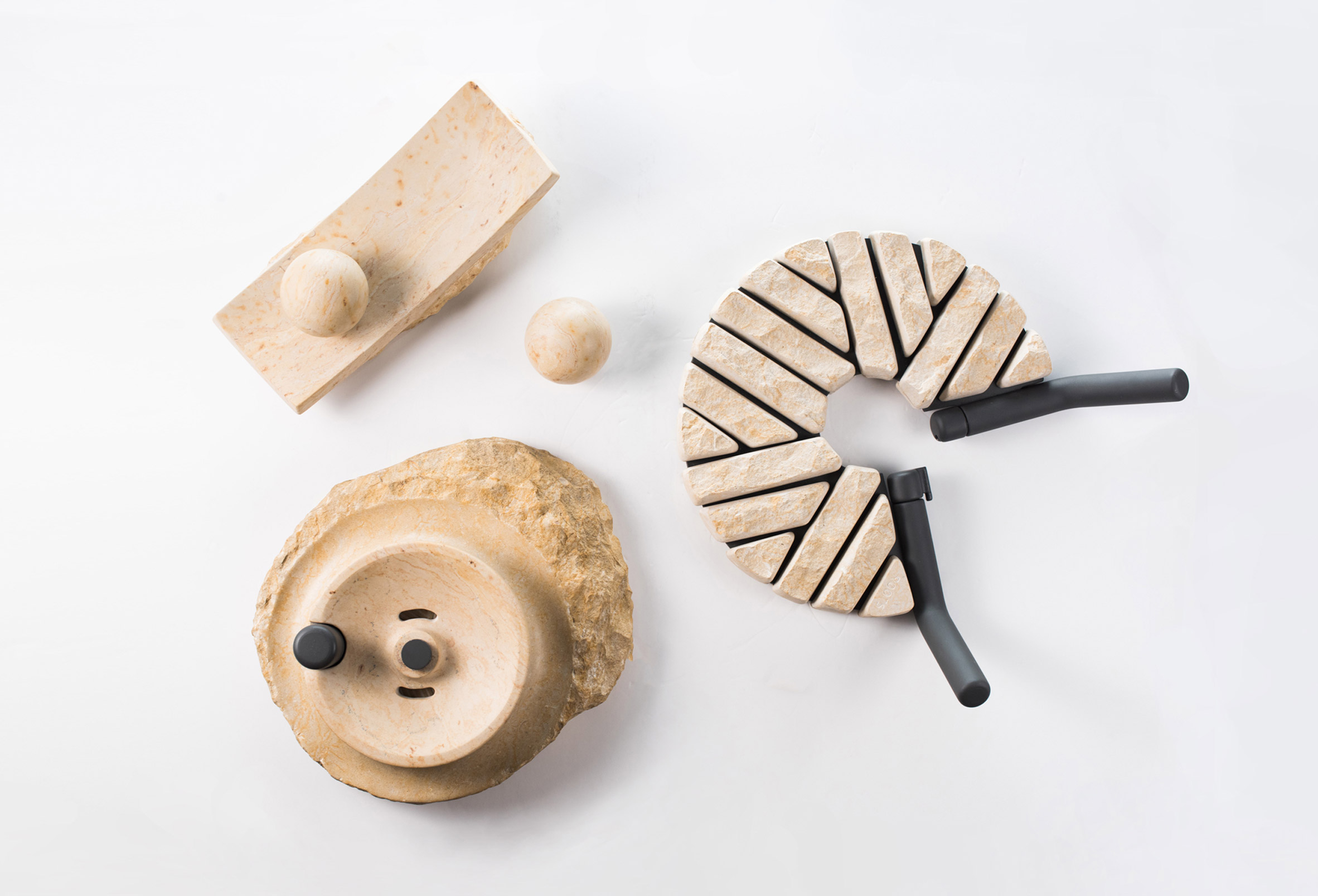 Amalia Shem Tov's "Roots" cooking utensil collection.