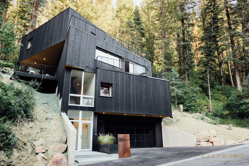 The exterior of "the TreeHaus," designed and built by Chris Price