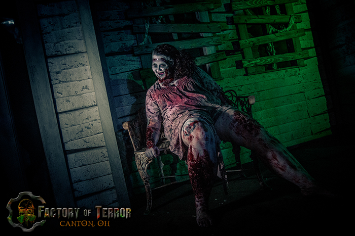 Shots from the Factory of Terror Haunted House in Canton, Ohio.