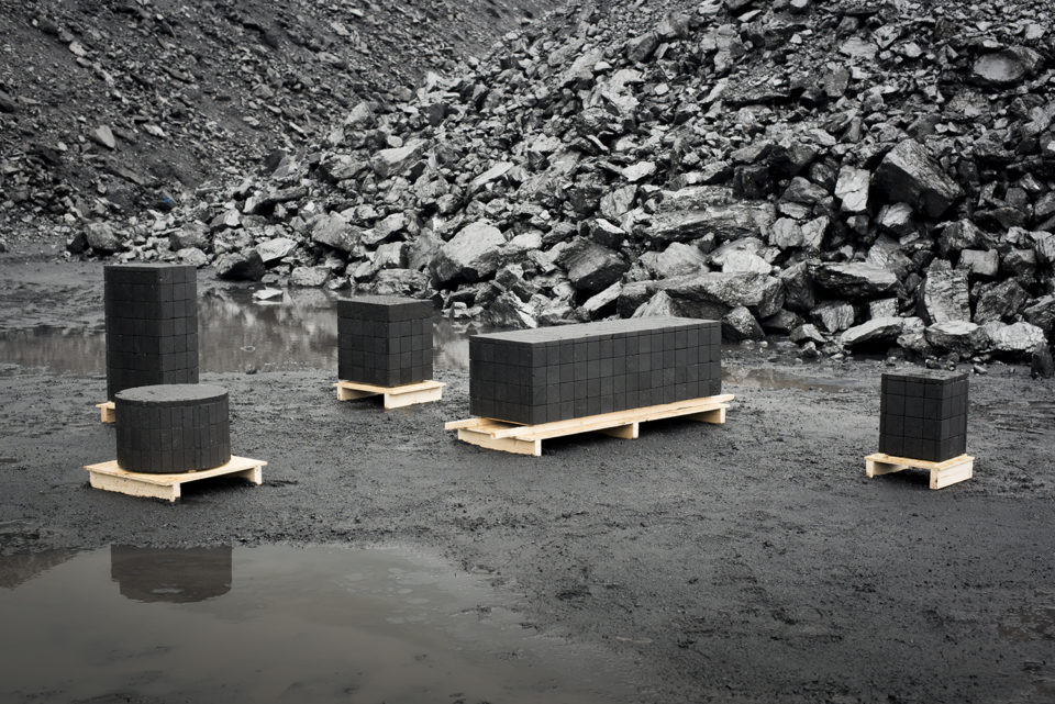 Furnishings from Jesper Eriksson's "Coal:Post-Fuel" collection, 