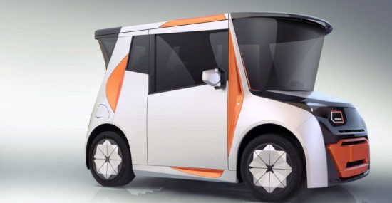 The REDS electric vehicle.