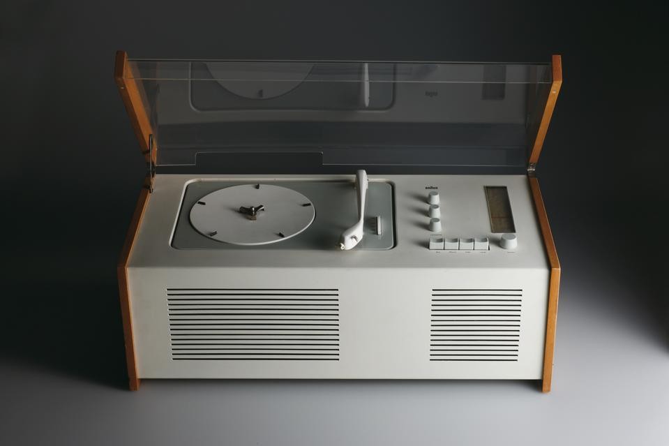 A record player designed by Dieter Rams.