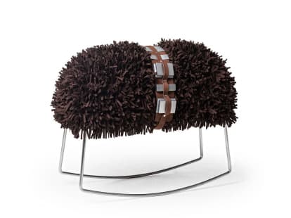 The Chewie Rocking Stool. Designed by Kenneth Cobonpue as part of his new Star Wars-themed furniture collection.
